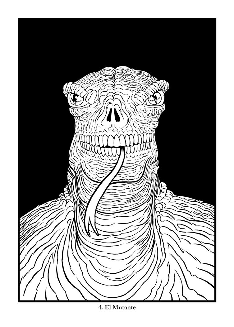 Mutante - Ilustrasi tradisional