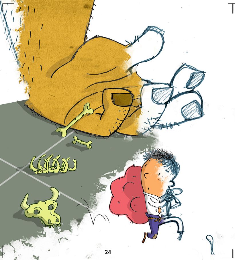 Juan y las habichuelas mágicas - Traditional illustration