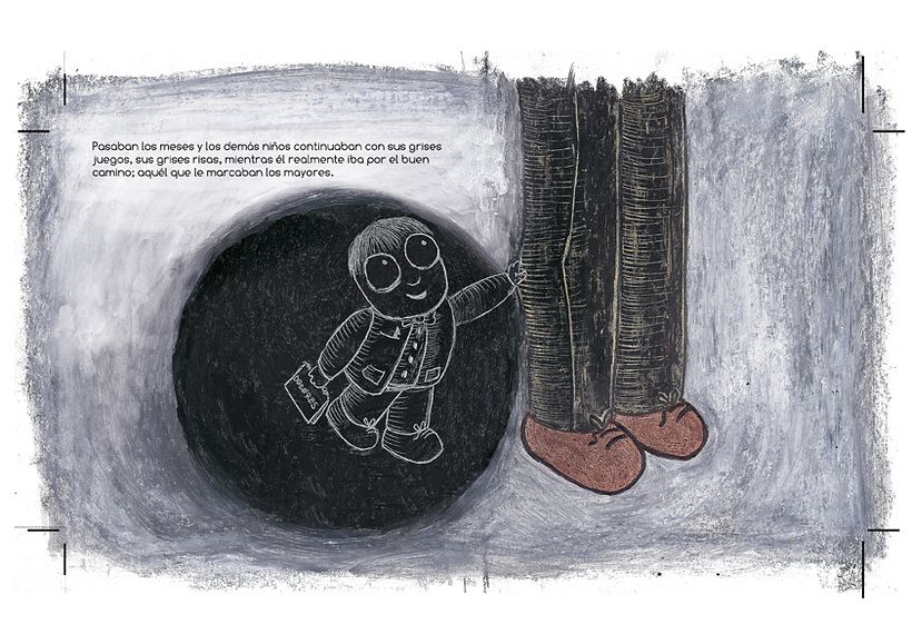 Gris. Ilustración infantil 9