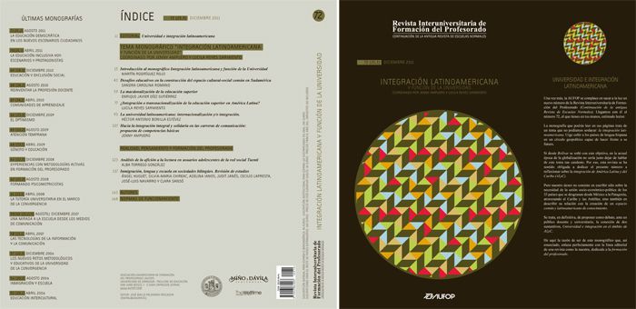 Revista Universitaria de Formación del Profesorado 6