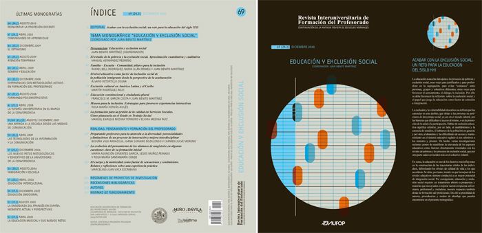 Revista Universitaria de Formación del Profesorado 8