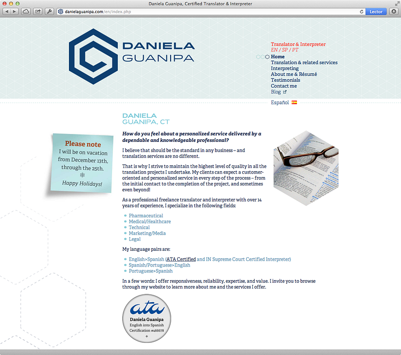 Daniela Guanipa, traductora 10