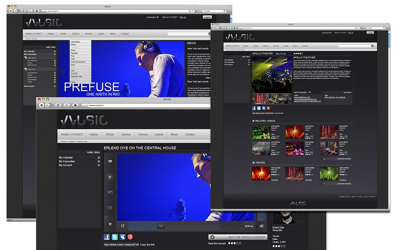 Web design, interface design 10