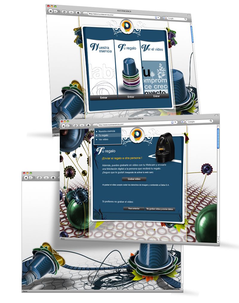 Web design, interface design 8