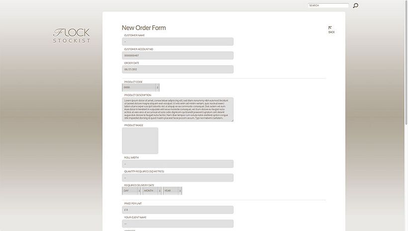 Sitio Web Flock Natural Luxury 3