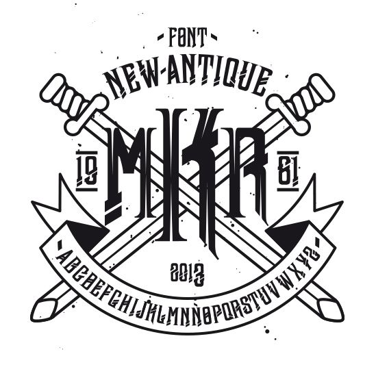 Typography - newAntique 1
