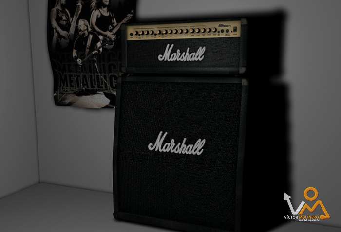 Escena Guitarras 3D 7