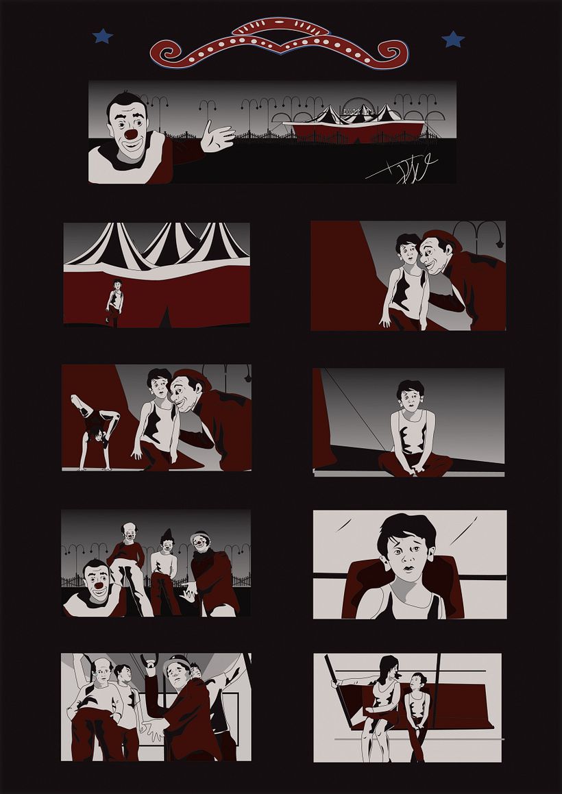story board - Traditionele illustratie