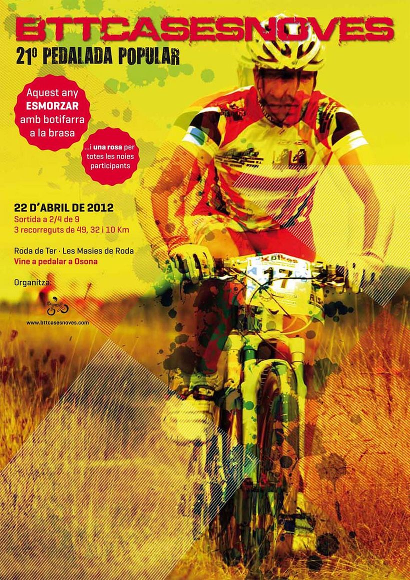 Cartell Pedalada Btt Cases Noves 2012 2