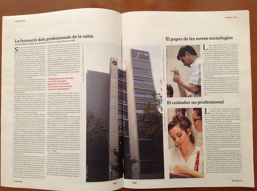 Rediseño revista Blanquerna 5
