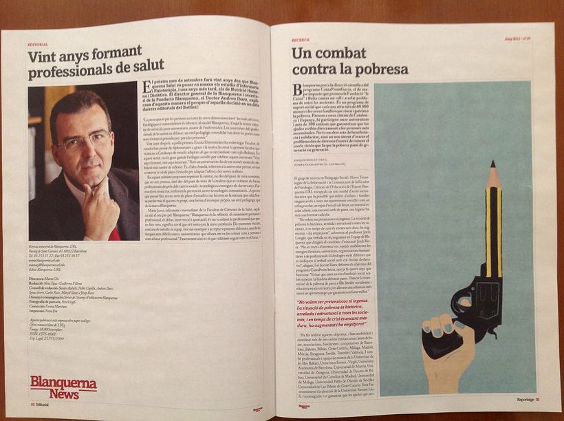 Rediseño revista Blanquerna 3