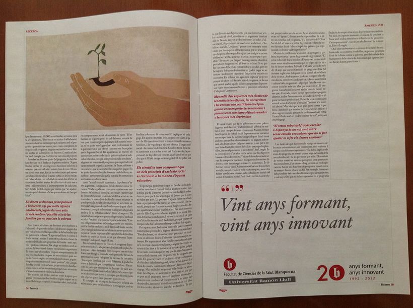 Rediseño revista Blanquerna 4