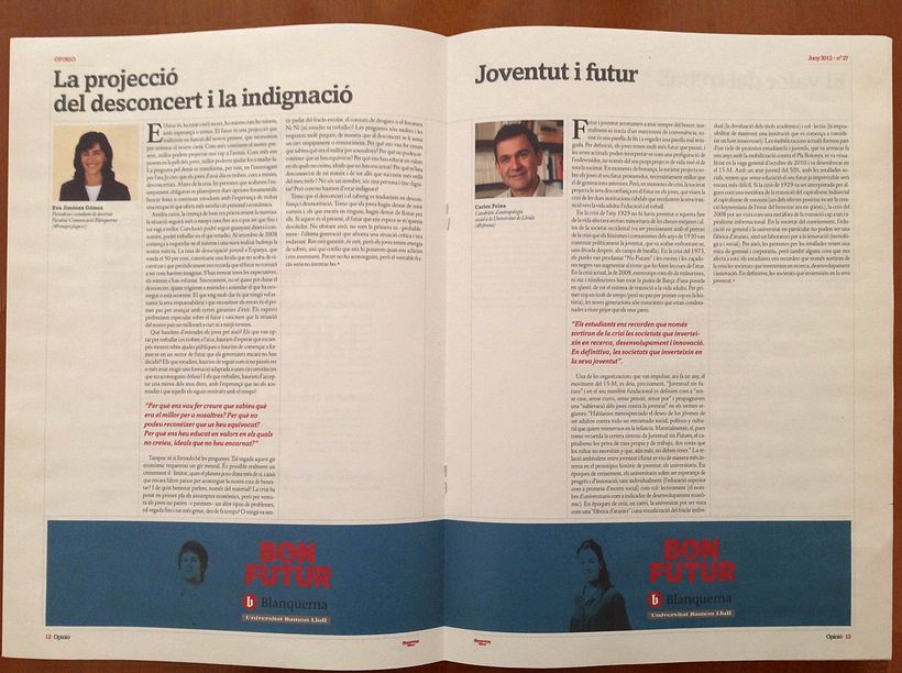 Rediseño revista Blanquerna 7