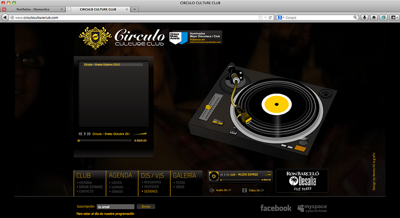 Web Círculo Culture Club 5