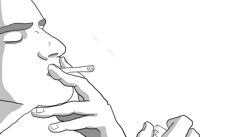 Animación _ The art of rollin' a cigarette  8