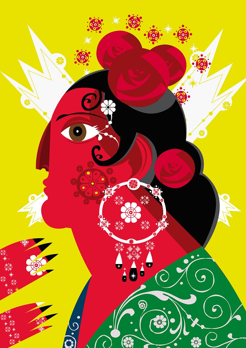 Gitanas canasteras - Ilustração tradicional