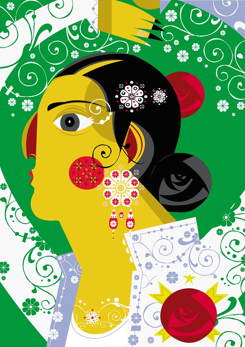 Gitanas canasteras - Ilustração tradicional