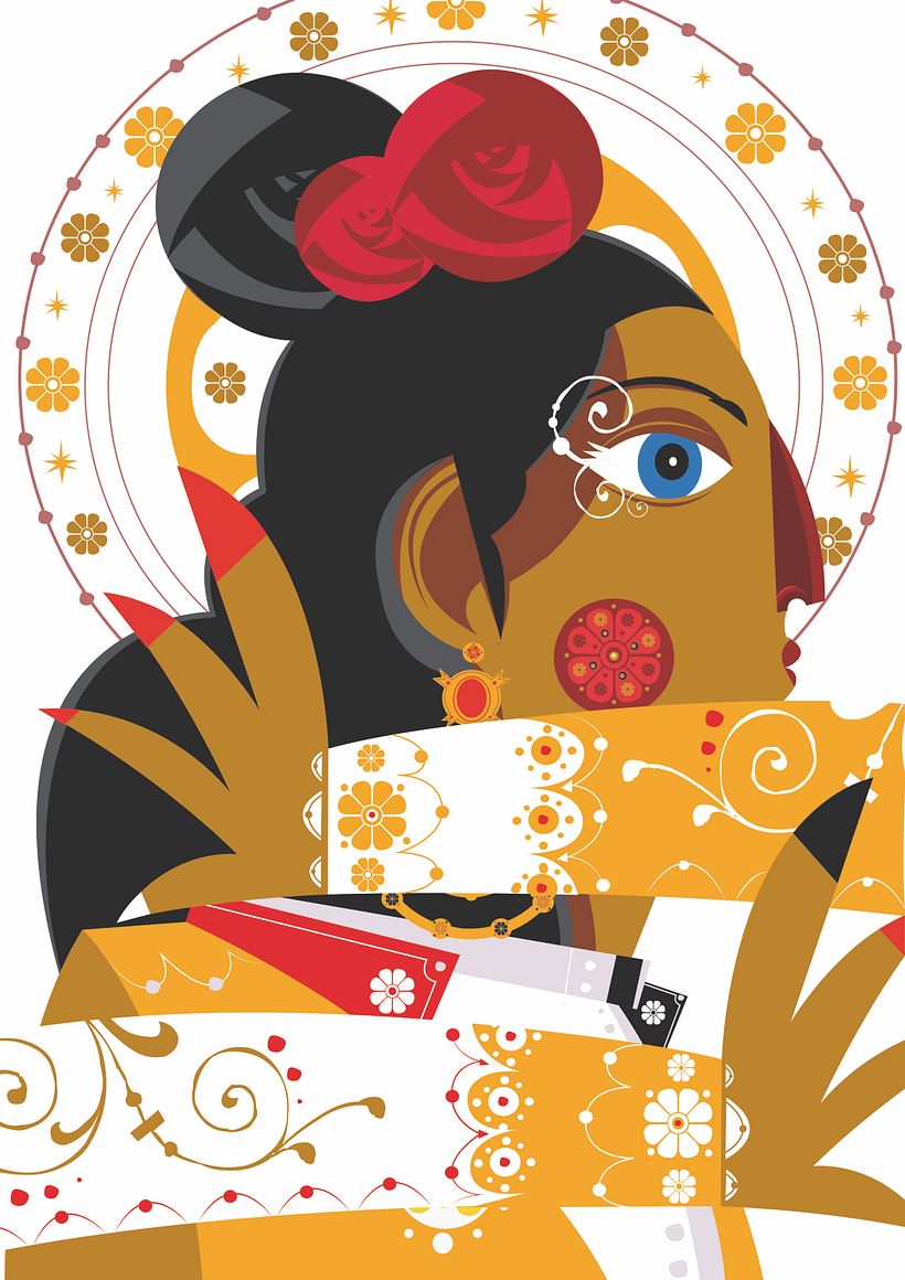 Gitanas canasteras - Ilustração tradicional