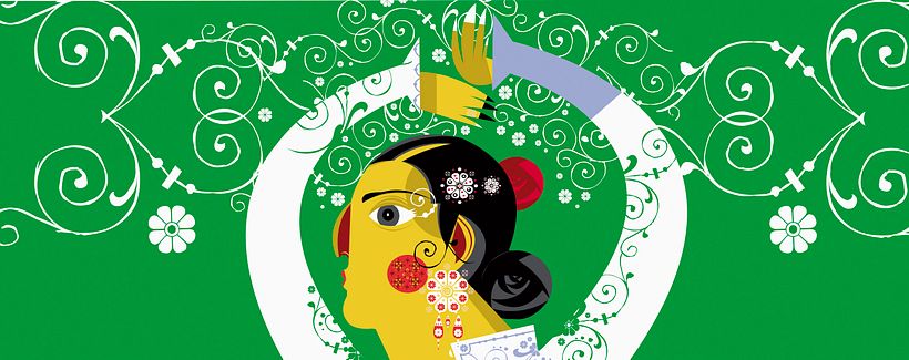 Gitanas canasteras - Ilustração tradicional