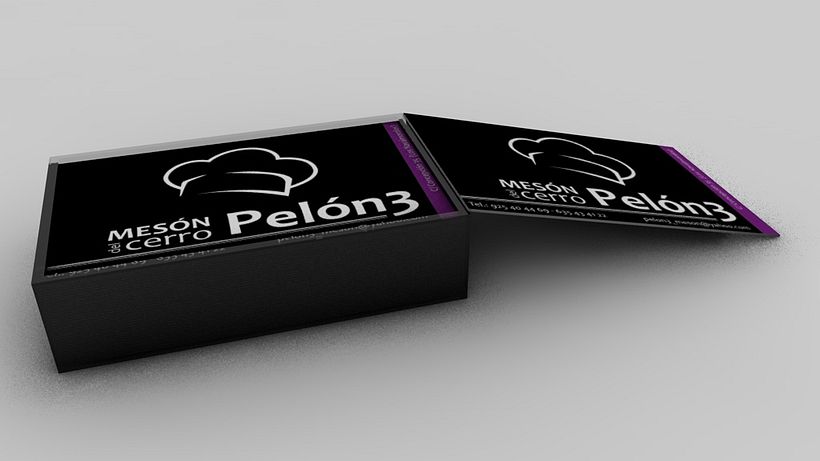 Tarjeta personal "Meson del cerro Pelón 3" 2