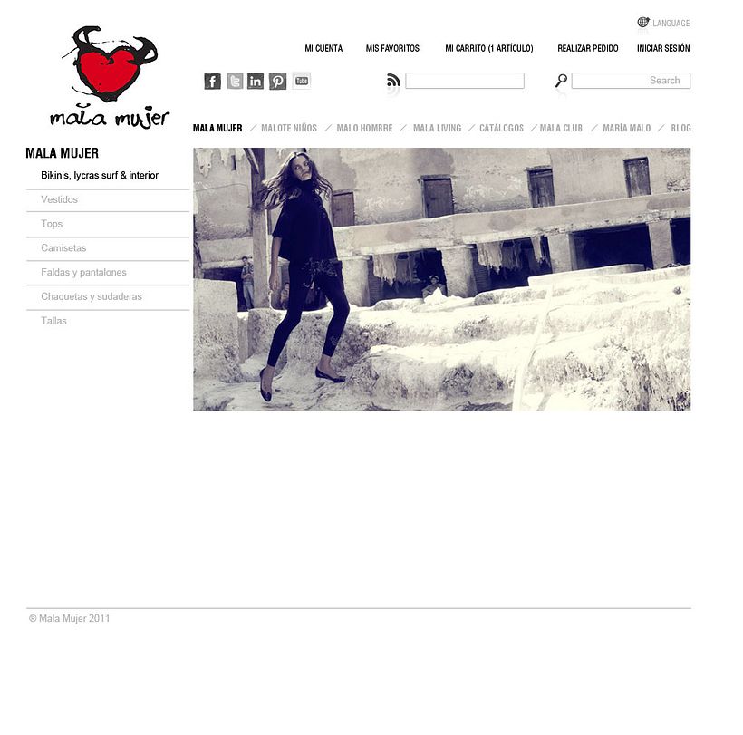Diseño Web Mala Mujer 4