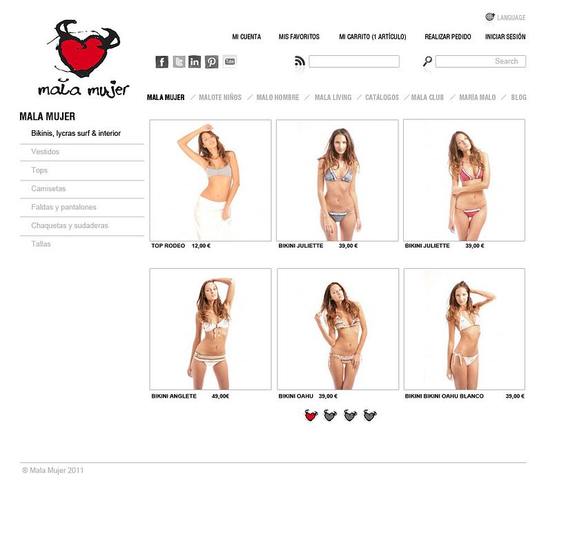 Diseño Web Mala Mujer 6