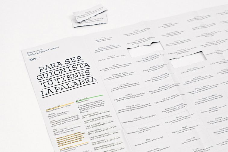 Tú tienes la palabra - Diseño