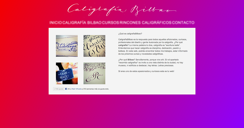 Caligrafía Bilbao 2