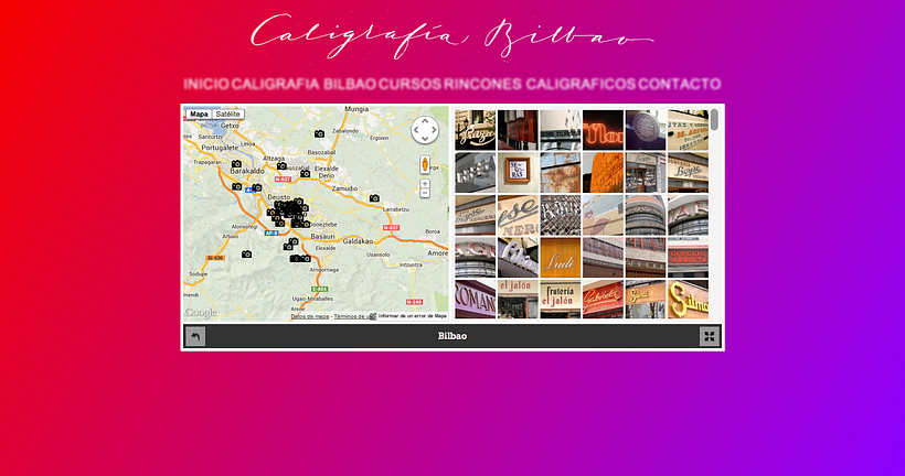Caligrafía Bilbao 1