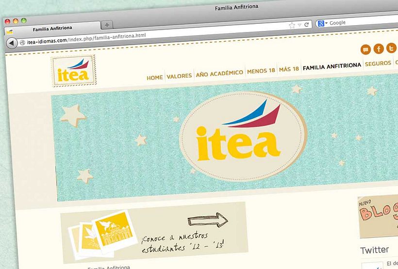 Itea idiomas website 9