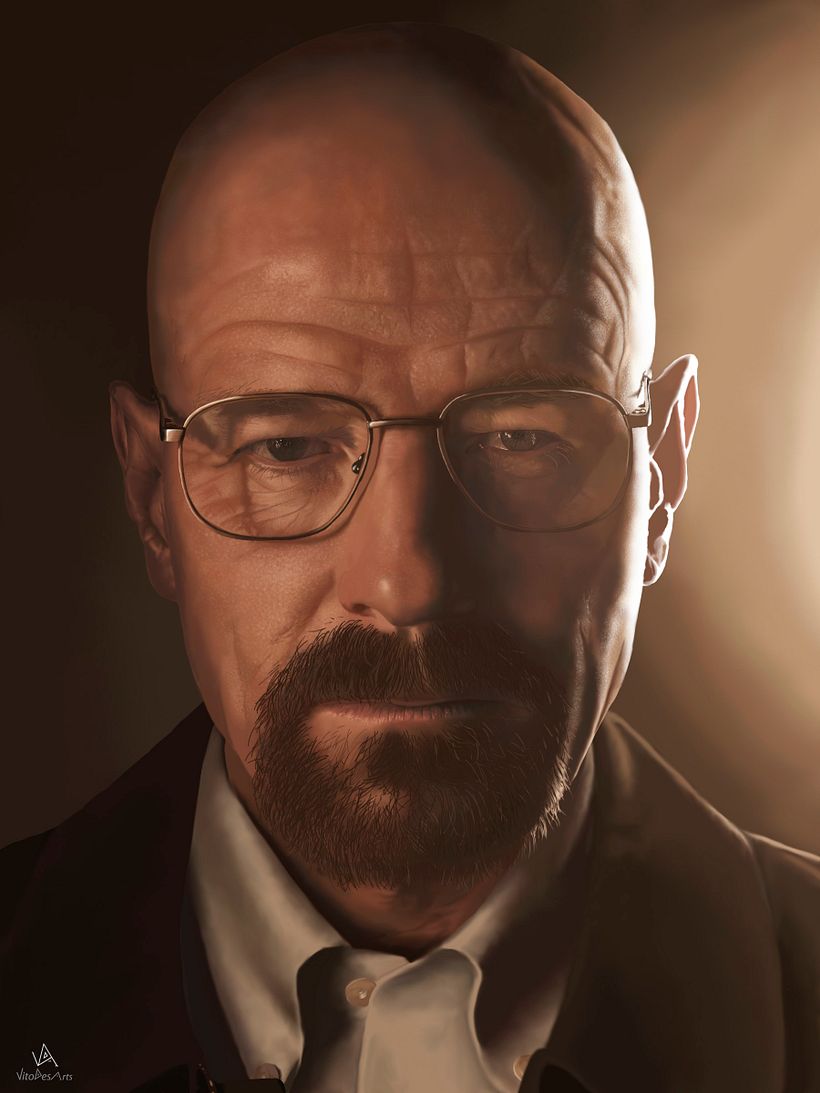 Bryan Cranston aka Walter White Portrait 2