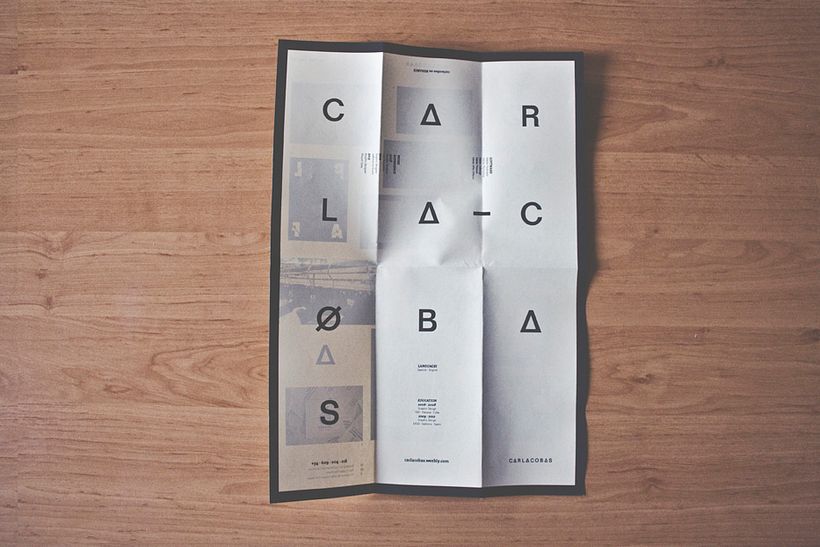 self promotion · folding poster 2