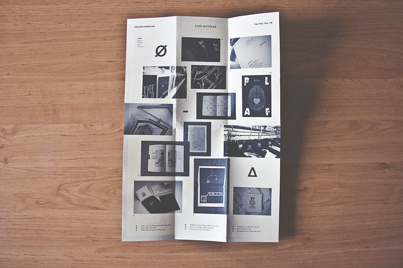 self promotion · folding poster 3