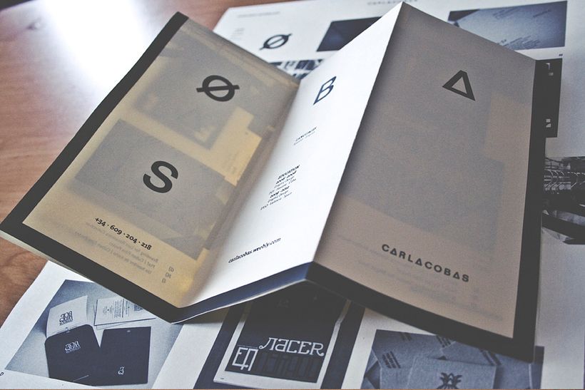 self promotion · folding poster 8