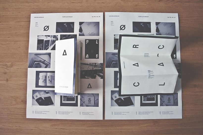self promotion · folding poster 5