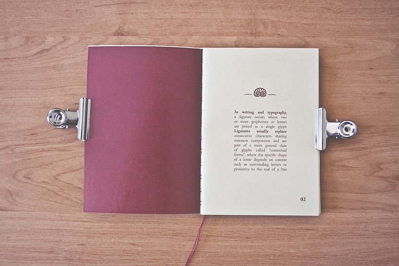 LIGATURES · TYPE NOTES 4