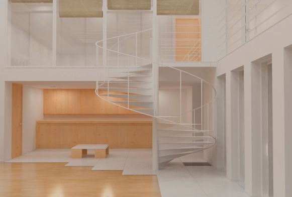 render de un interior (texturizado e iluminación) 1