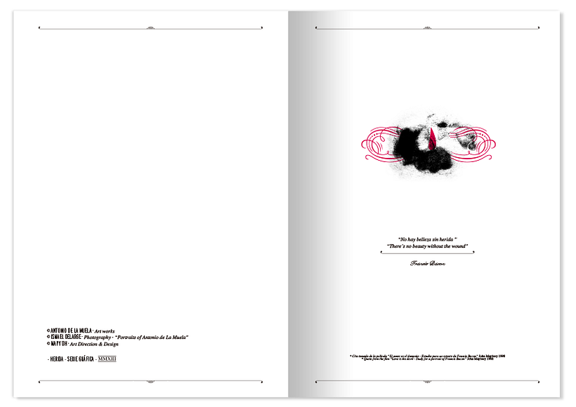HERIDA · Artist Portfolio Design 3