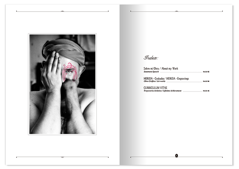 HERIDA · Artist Portfolio Design 4
