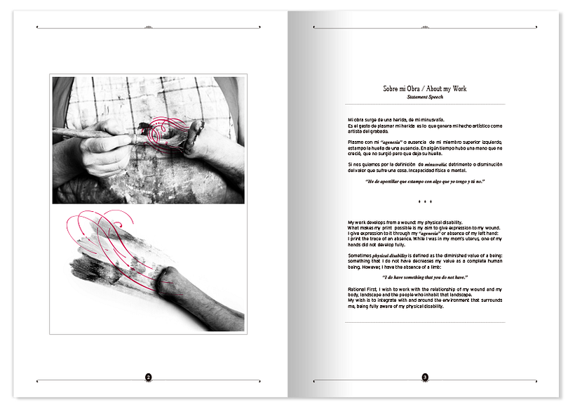 HERIDA · Artist Portfolio Design 5
