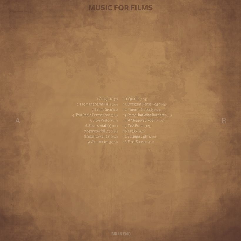 Diseño e ilustración digital - LP Music for films de Brian Eno  3