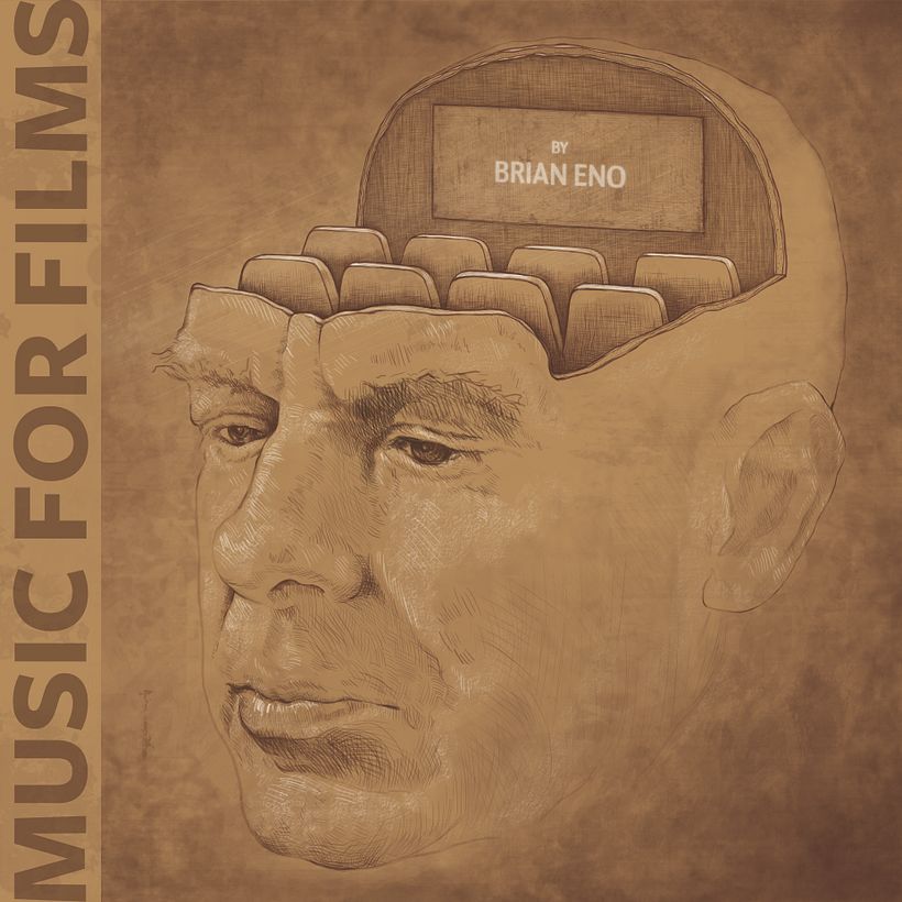Diseño e ilustración digital - LP Music for films de Brian Eno  2