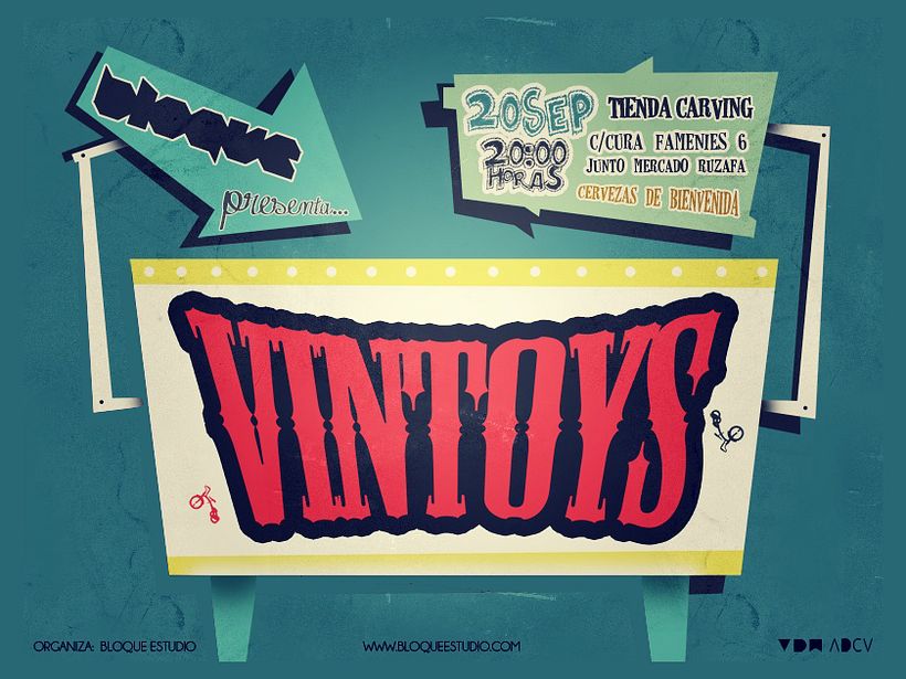 Cartel Presentacion - Vintoys (VDW2012) 2