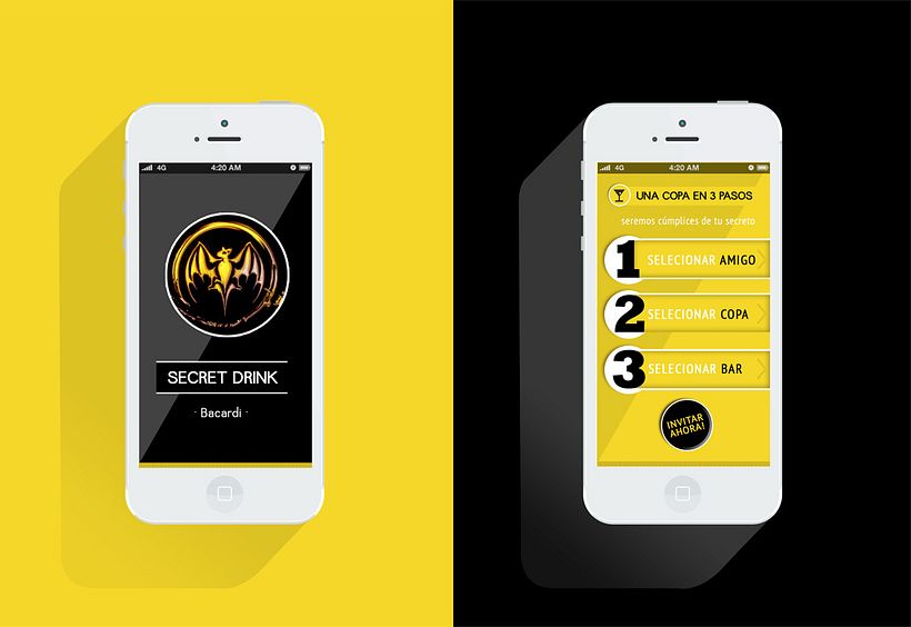 App Bacardi - Diseño
