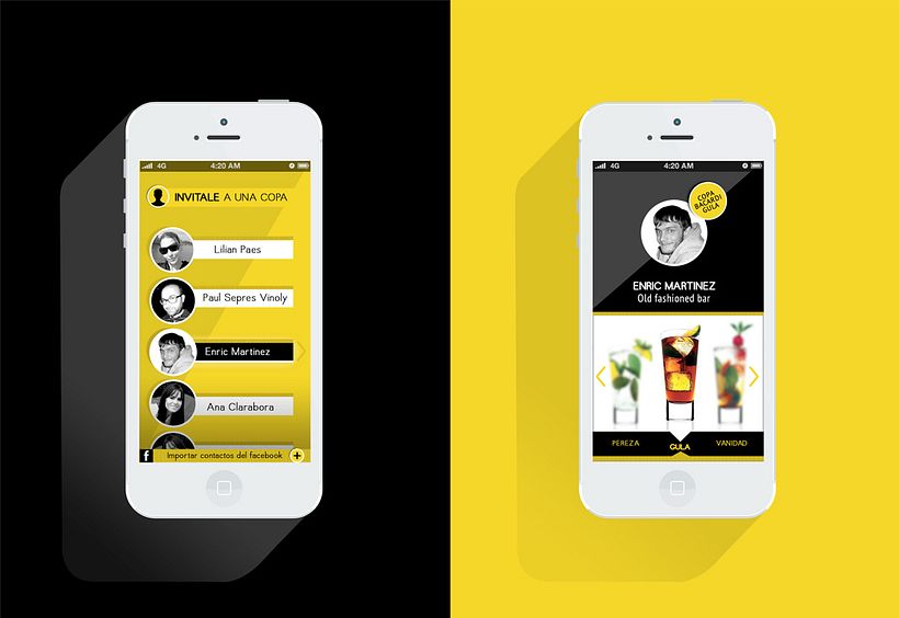 App Bacardi - Diseño