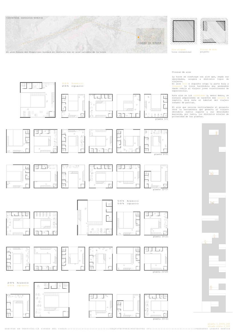 Habitar en Vertical, Zaragoza (Proyectos IV) 1