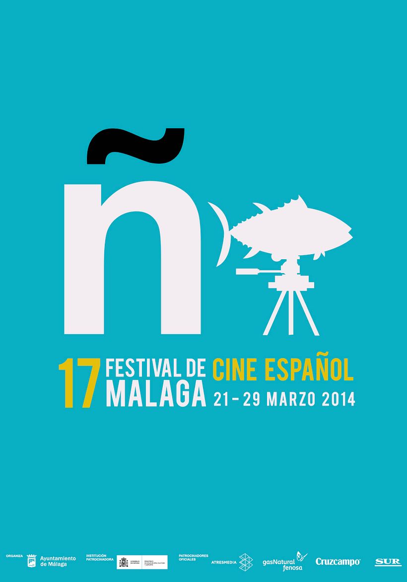 Propuestas para el cartel de la 17 edición del Festival Cine de Málaga 2014 3