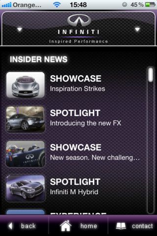 Infiniti in motion app 3