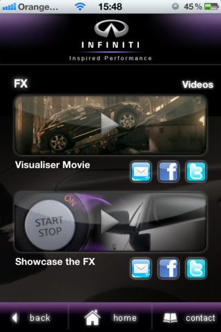 Infiniti in motion app 2
