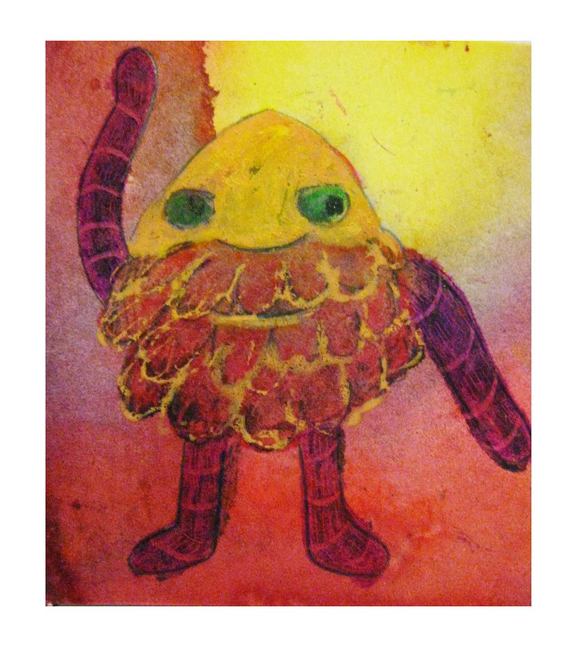 Ilustraciones con ceras de colores  9